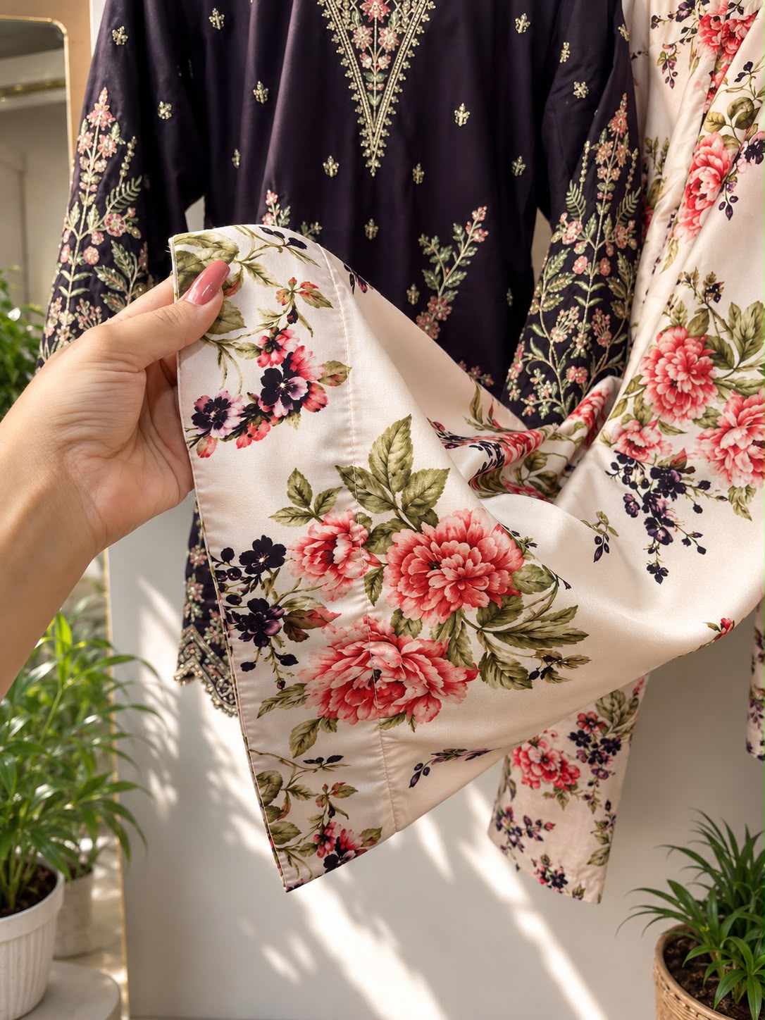 Floral Reverie - Grace in every detail - Farshi Shalwar