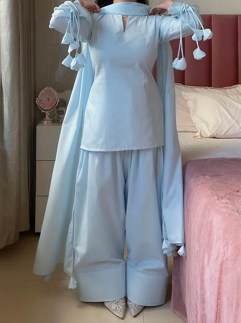 Pankhuri Farshi Suit Three Piece Set