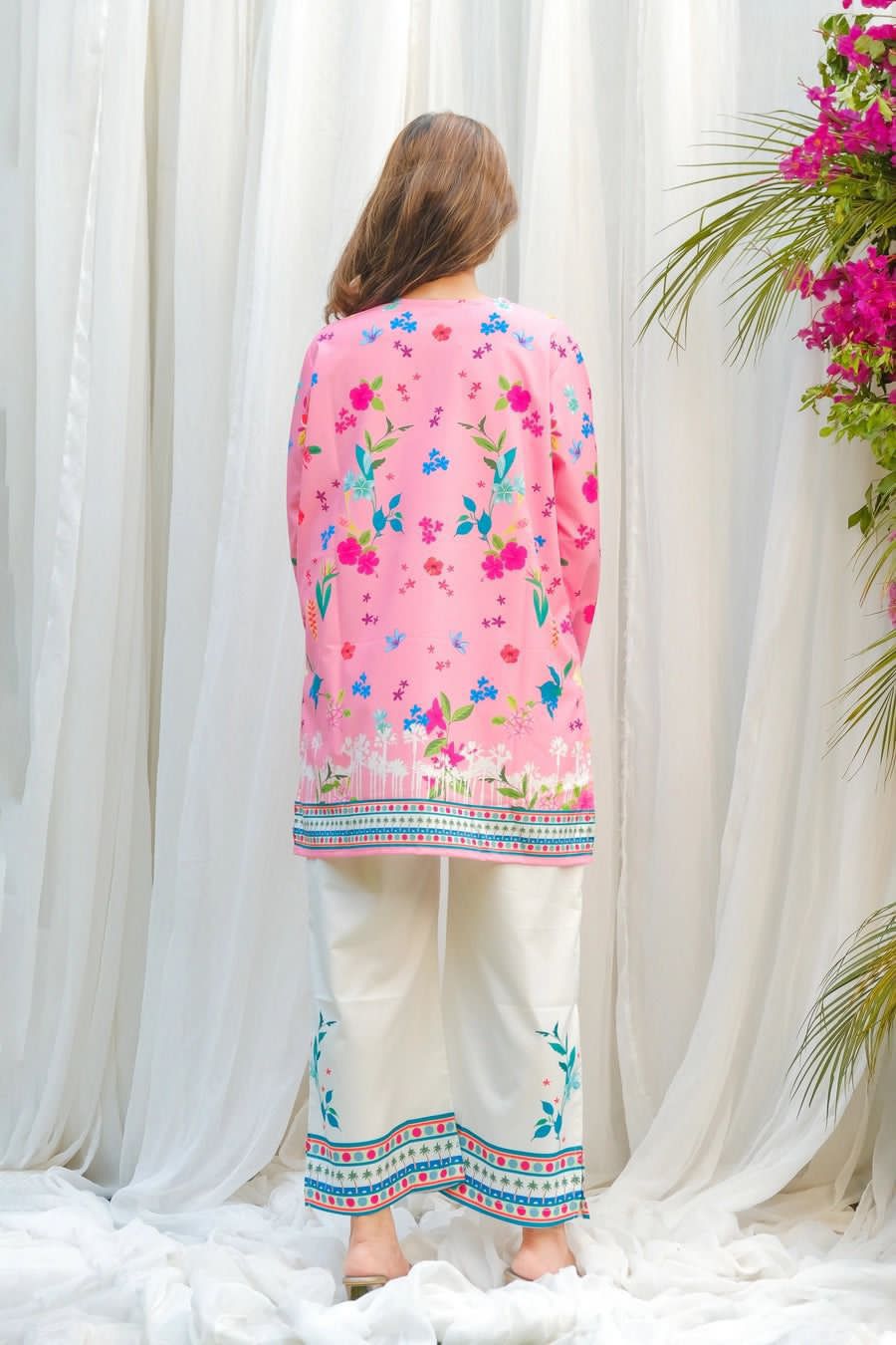Front And Back Allover Digital Printed Cord Set