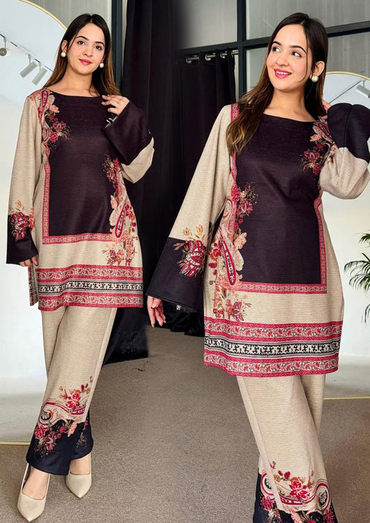 Front And Back Allover Digital Printed Cord Set