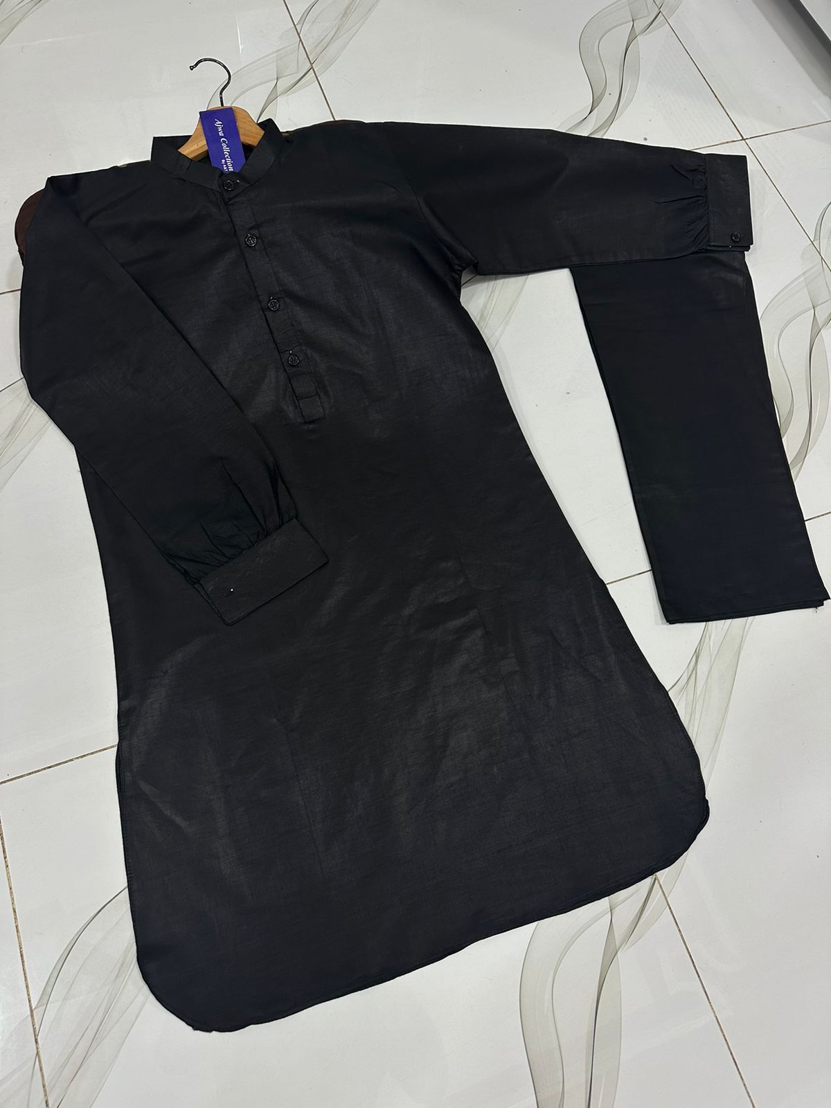 Black Collection - Two Piece Soft Cotton Dress