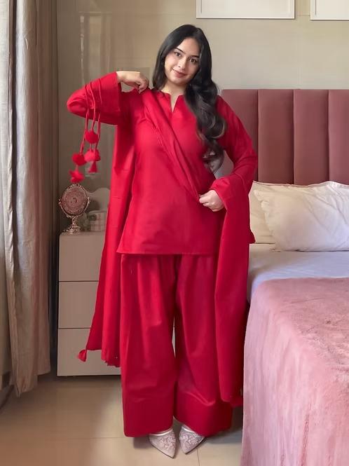 Pankhuri Farshi Suit Three Piece Set
