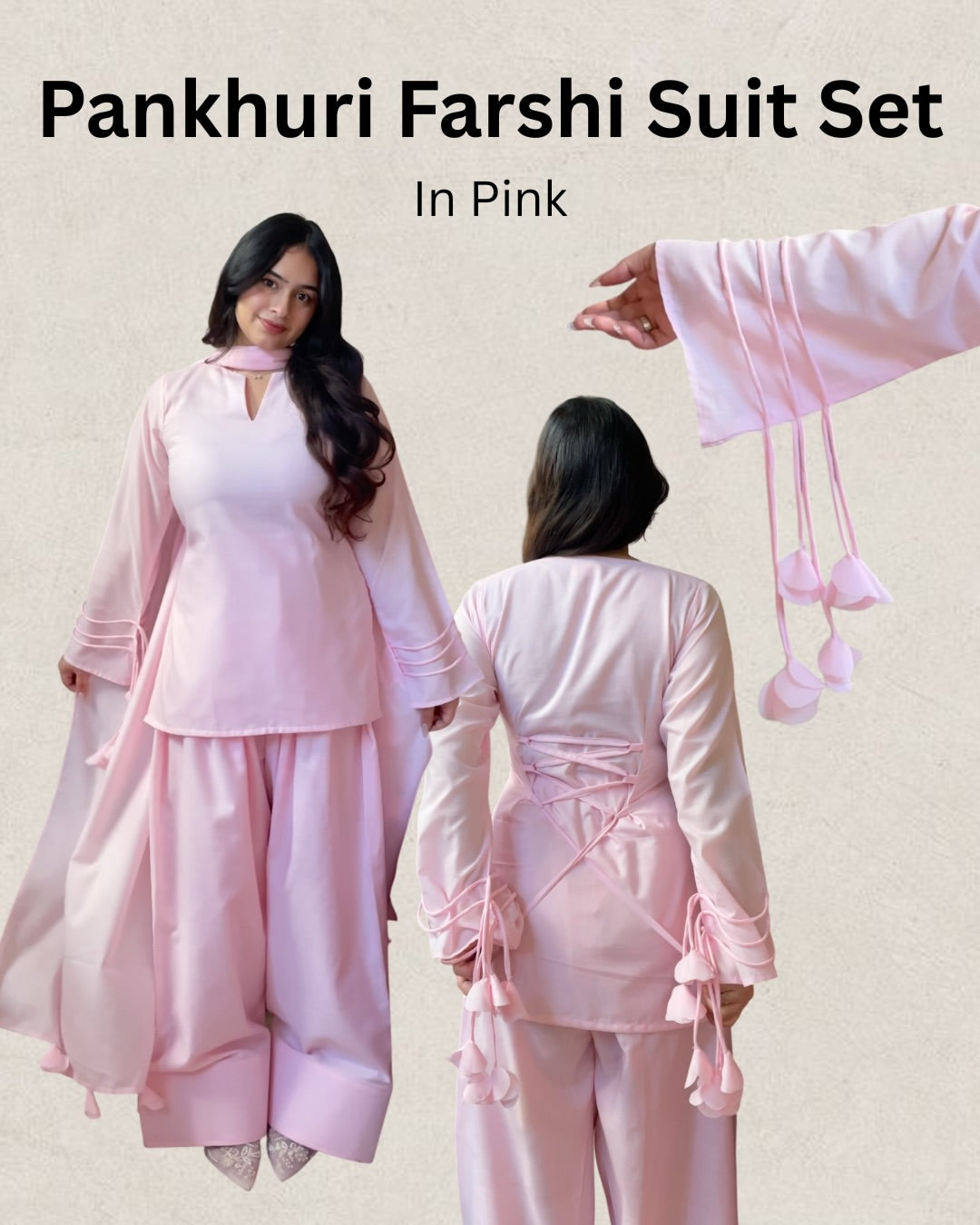 Pankhuri Farshi Suit Three Piece Set