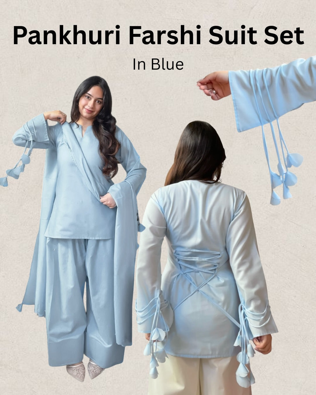 Pankhuri Farshi Suit Three Piece Set