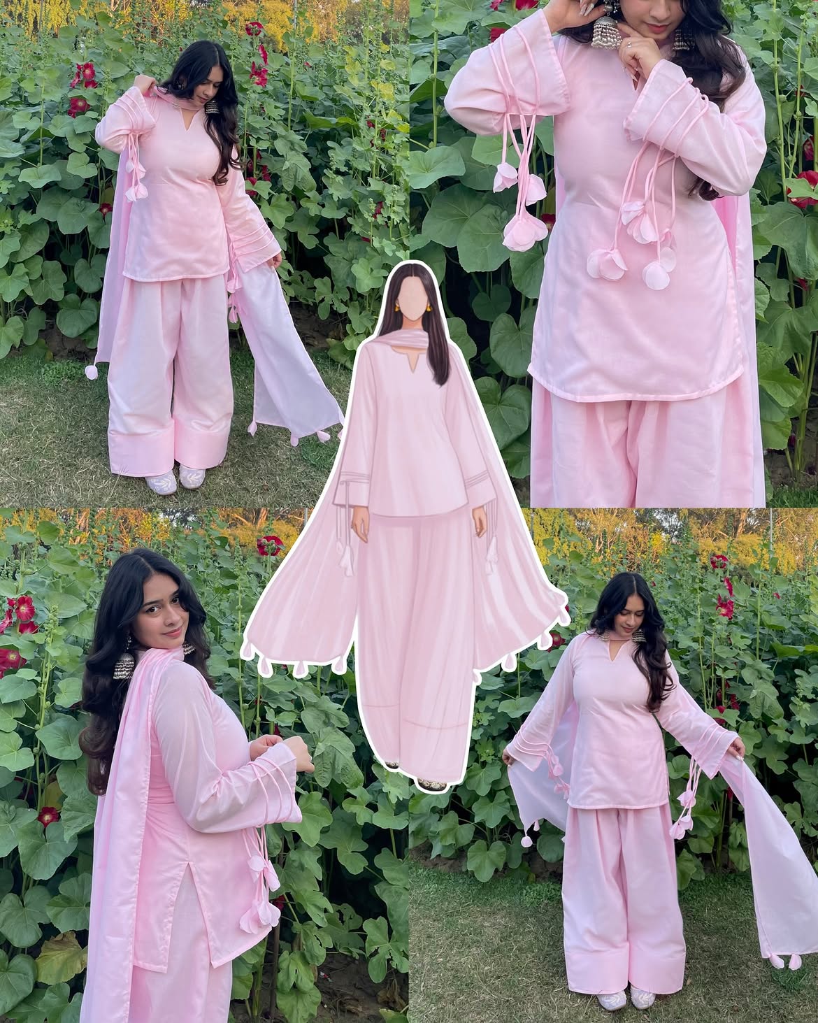 Pankhuri Farshi Suit Three Piece Set