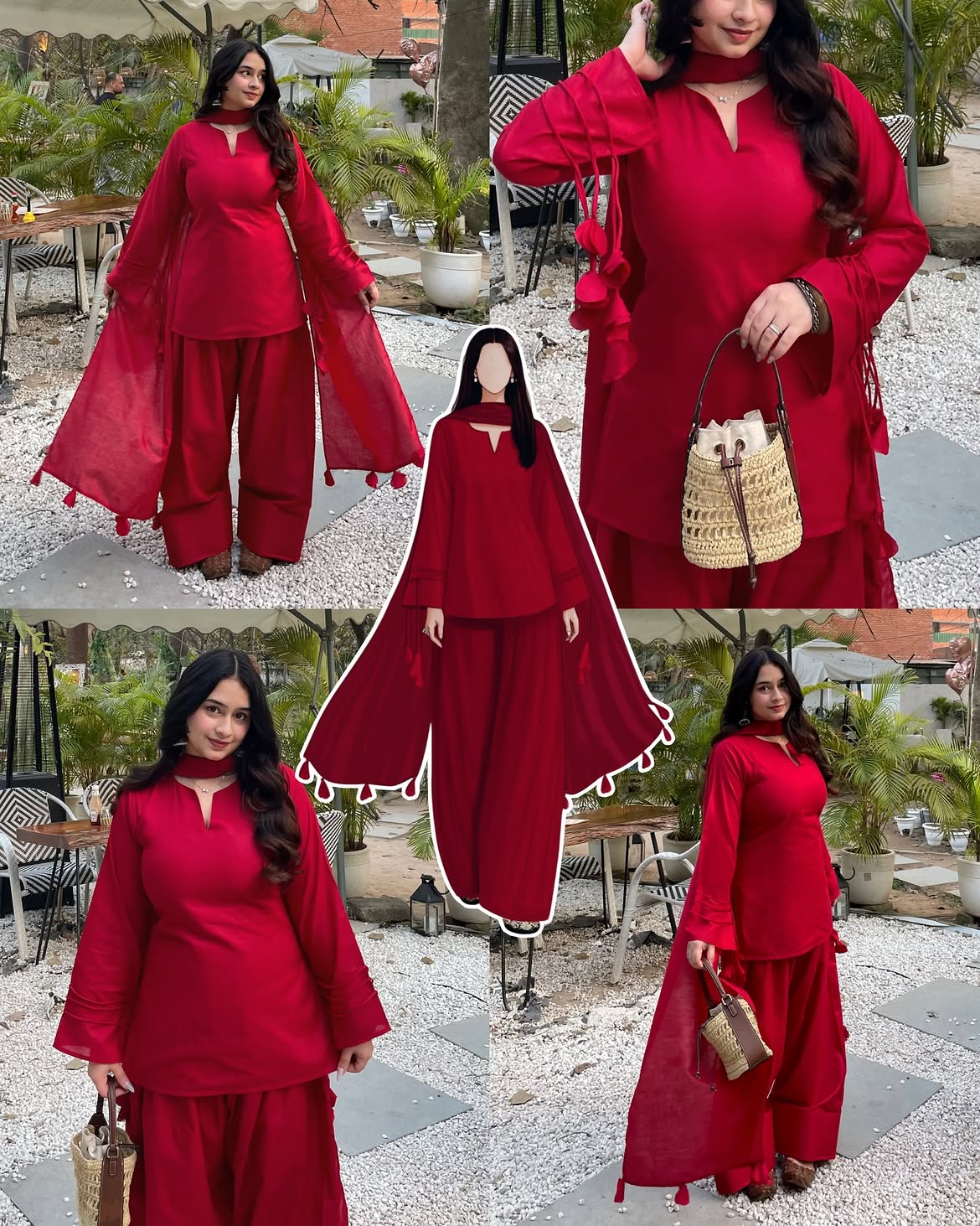 Pankhuri Farshi Suit Three Piece Set