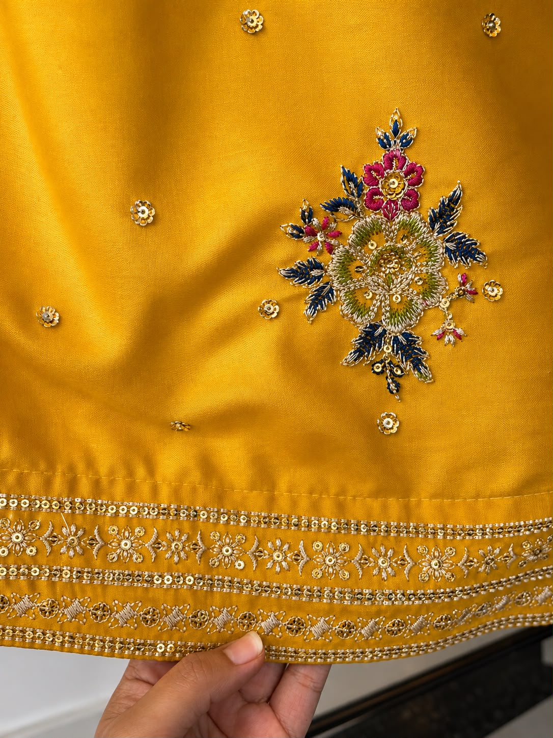 Golden Zest – 2-Piece Detailed Soft Cotton Pret Suit Farshi Shalwar
