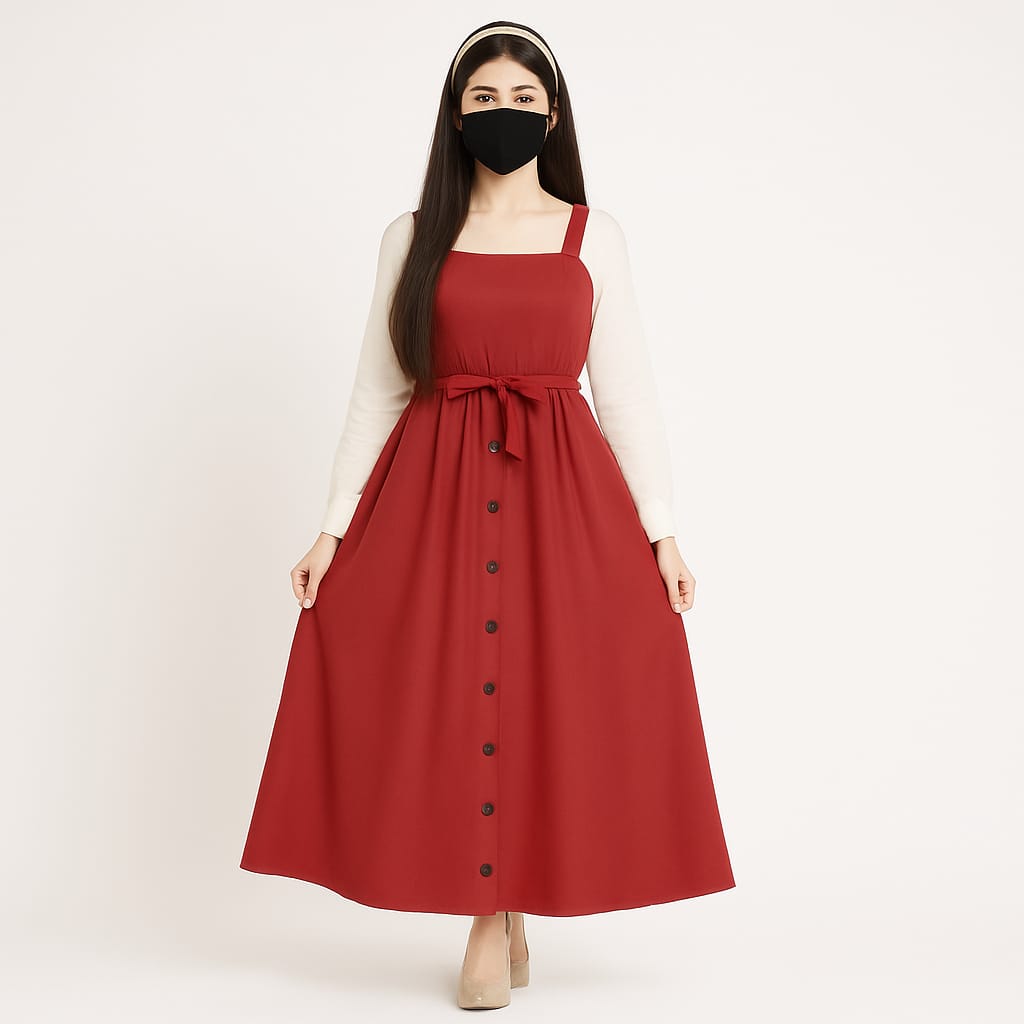 Western Style Romper Maxi