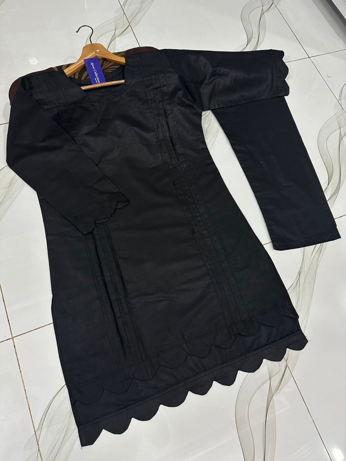 Black Collection - Two Piece Soft Cotton Suit