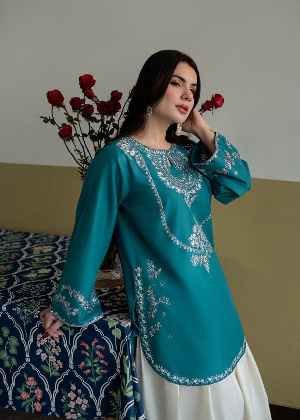 New Arrival | Premium Embroidered Lawn Co-Ord Set 💙
