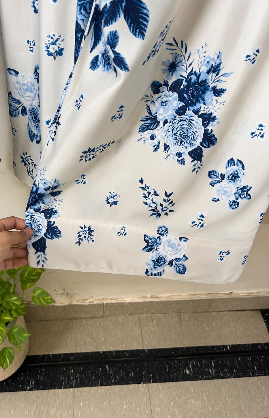 Midnight Blossom — Embroidered Cutwork Shirt & Farshi Shalwar Set