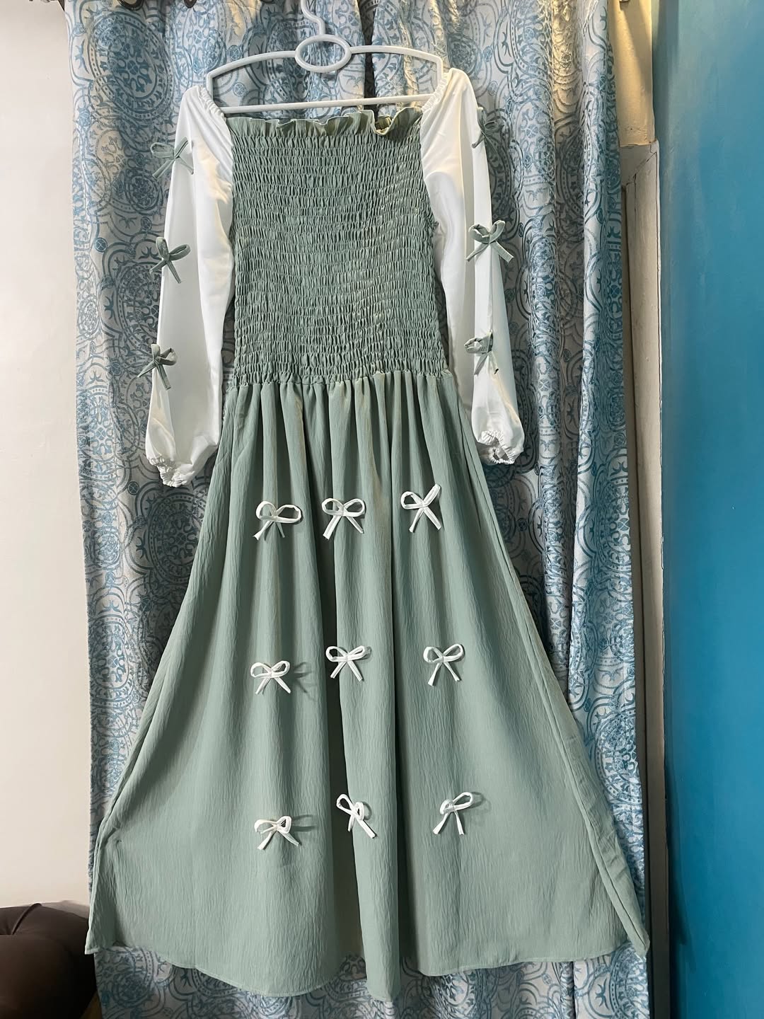 Sweetheart Ribbon Midi Dress