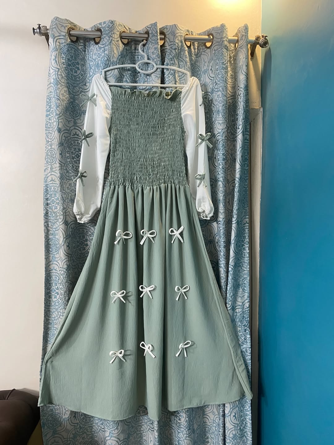 Sweetheart Ribbon Midi Dress