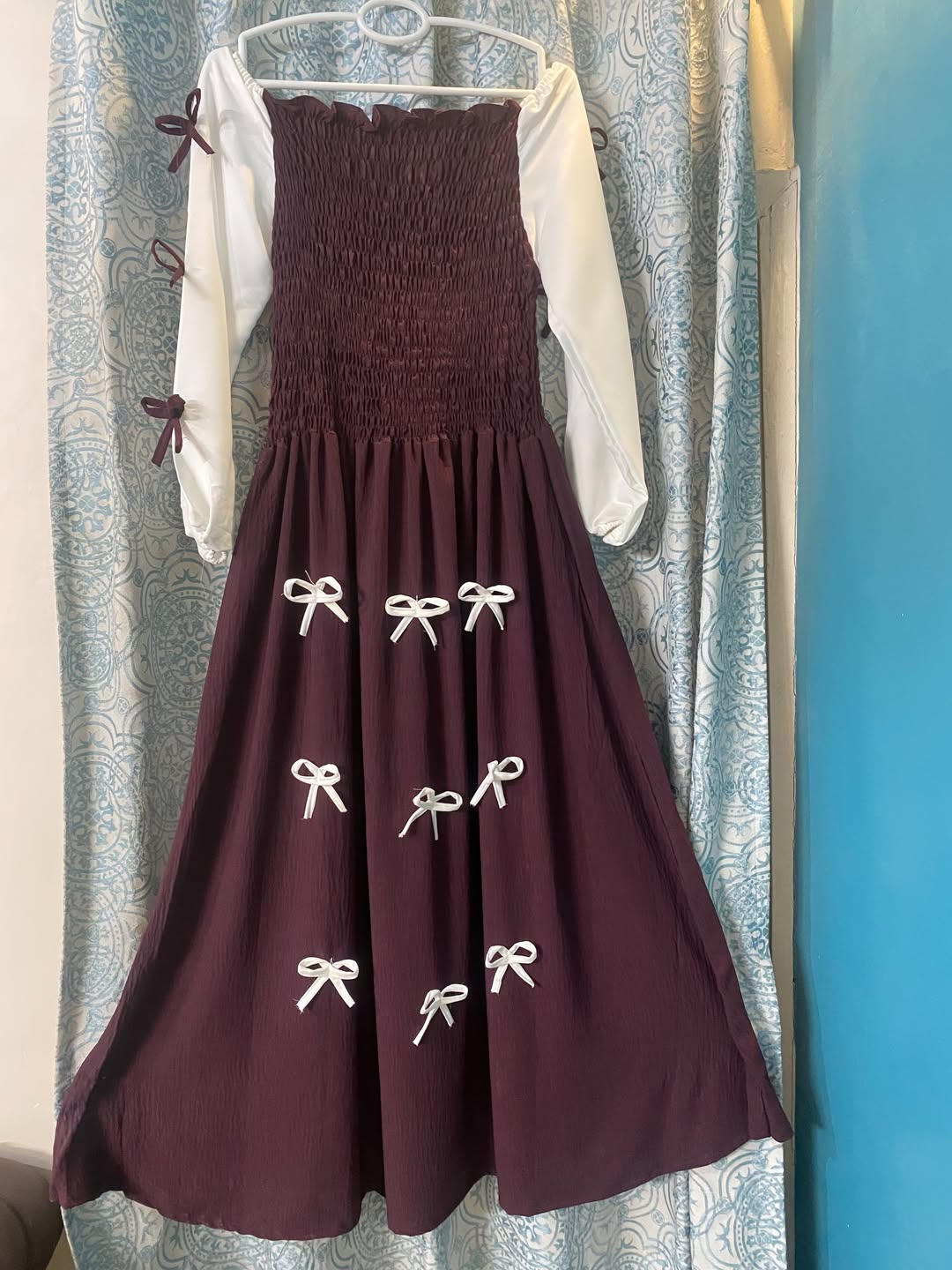 Sweetheart Ribbon Midi Dress