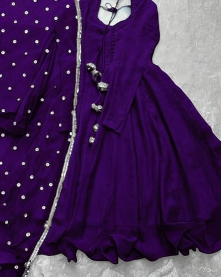 V Neck Three Piece Chiffon Dress