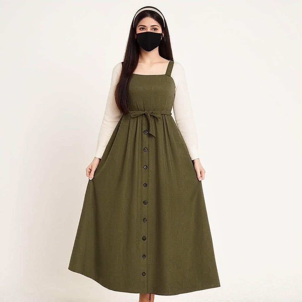 Western Style Romper Maxi