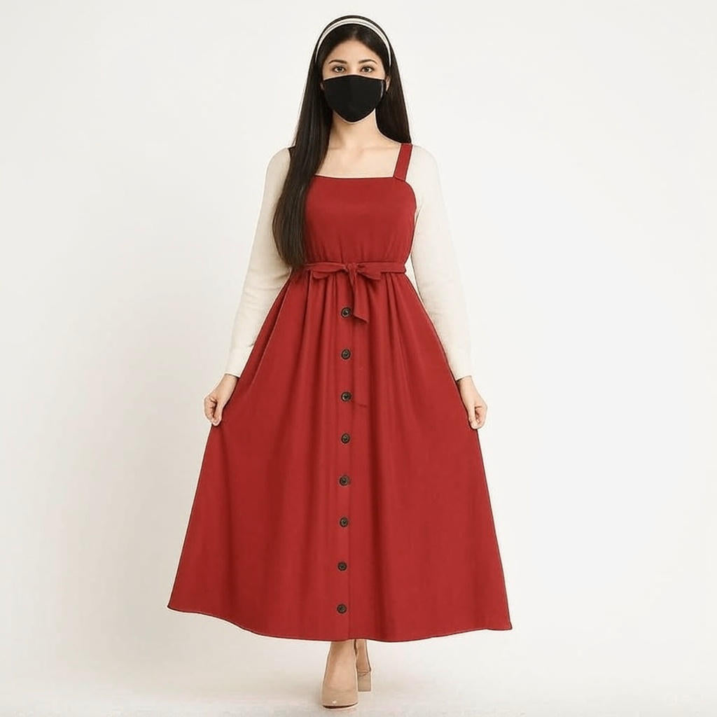 Western Style Romper Maxi
