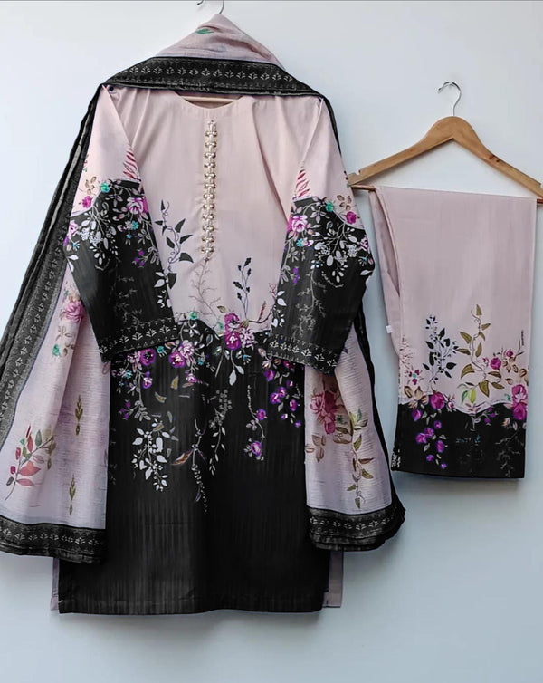 Printed Three Piece Suit Swiss Lawn for Summer Wear